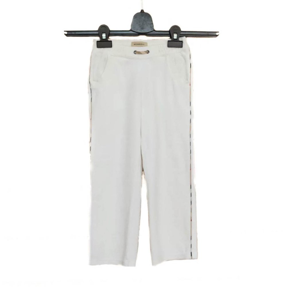 BURBERRY Off-White & Beige "Nova Check" Tracksuit - Picture 5 of 8